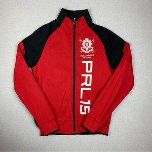 Polo Ralph Lauren Jacket Mens S Blackwatch Team Cotton Full Zip Team Crest Track